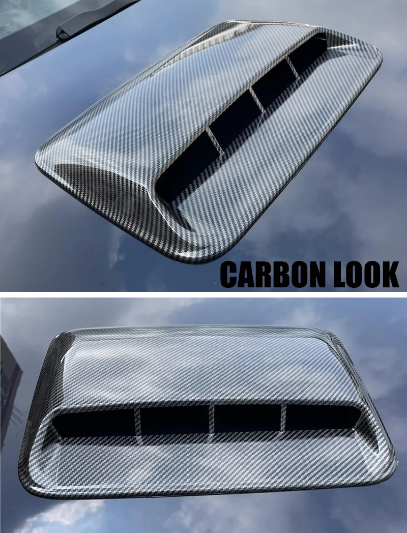 Auto Tuning Auto Air Flow Intake Hood Scoop Vent Motorhaube Dekorative Abdeckung Für BMW Audi Benz Focus Mk2 Passat B5 4x4 Zubehör – Detail 3