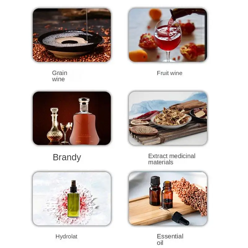 NEW 30L Home Distillery Alcohol Whisky Moonshine Still Small Wine Steamer Essential Oil Extractor Pure Dew Distillation Machine