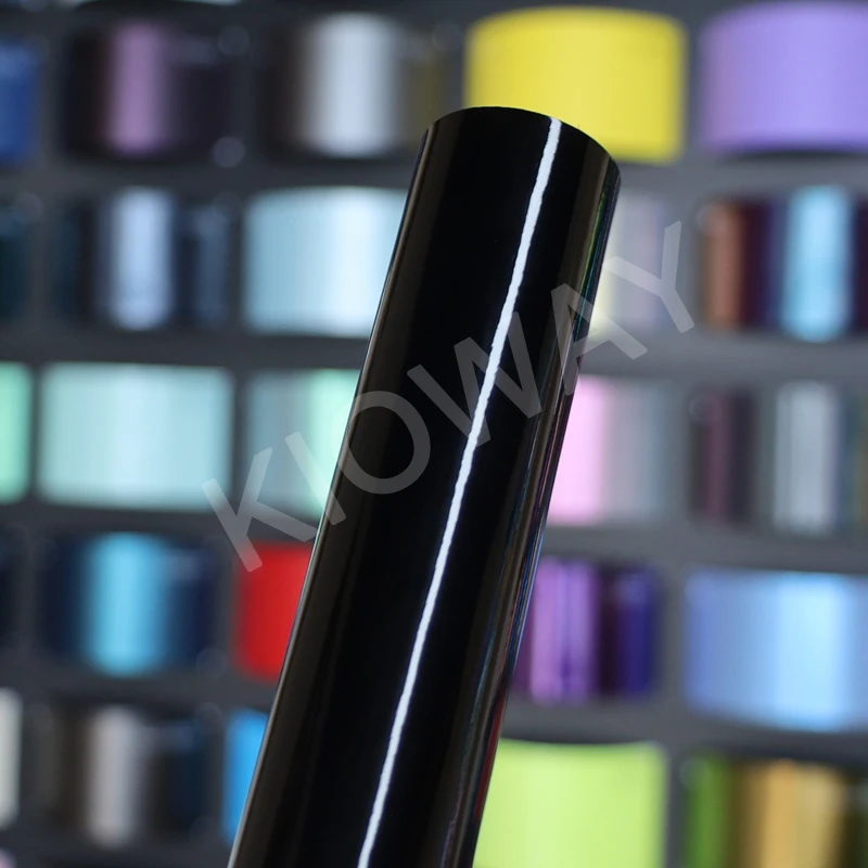 HighestqualityGlossBlackVinylWrapFilmBlackGlossyVinylCarWrap