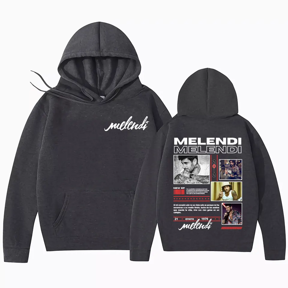 Rapper Melendi Album 2025 Tour Merch Sweatshirt Men Women