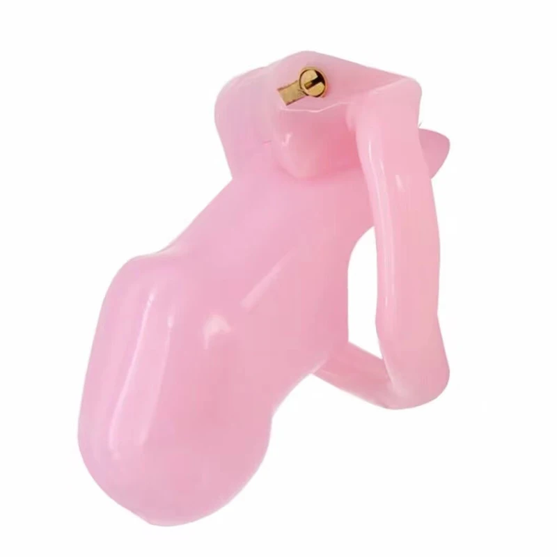 Resin Male Chastity Devices Sex Toys With 4 Penis Rings Chastity Lock Cock Cage Penis Sleeve Exotic Sex Product For Men 18+ penis chastity cage chastity lock sex toy chastity cage accessory penis cock ring