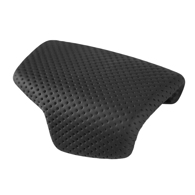 

Car Perforated Leather Gear Shift Knob Handle Cover For -A4 B9 A5 Q7 4M1713139F