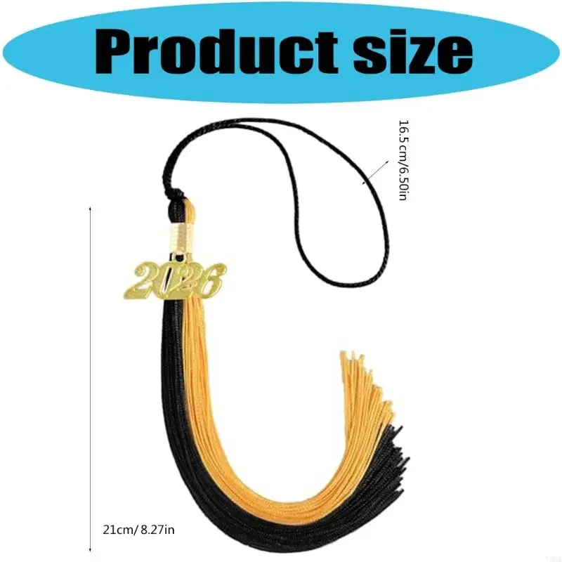 폴리에스테르 졸업 술 2026년판 졸업장 및 장식 프로젝트를 위한 보안 고정 디자인