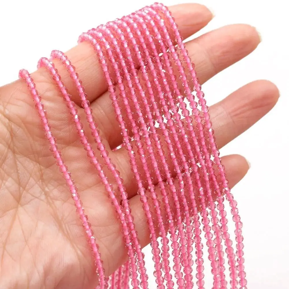 

38cm Beads Chain 2mm Natural Spinel Dark Green Loose Bead For Jewelry Making Diy Bracelet Necklace Wedding Dress Decor Costura