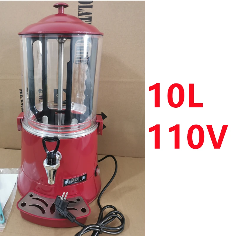 110V 220V 5L Hot Chocolate Warmer Machine Electric Hot Drink Milk Juice  Mixer Blender Coffee Milk Wine Tea Dispenser Machine