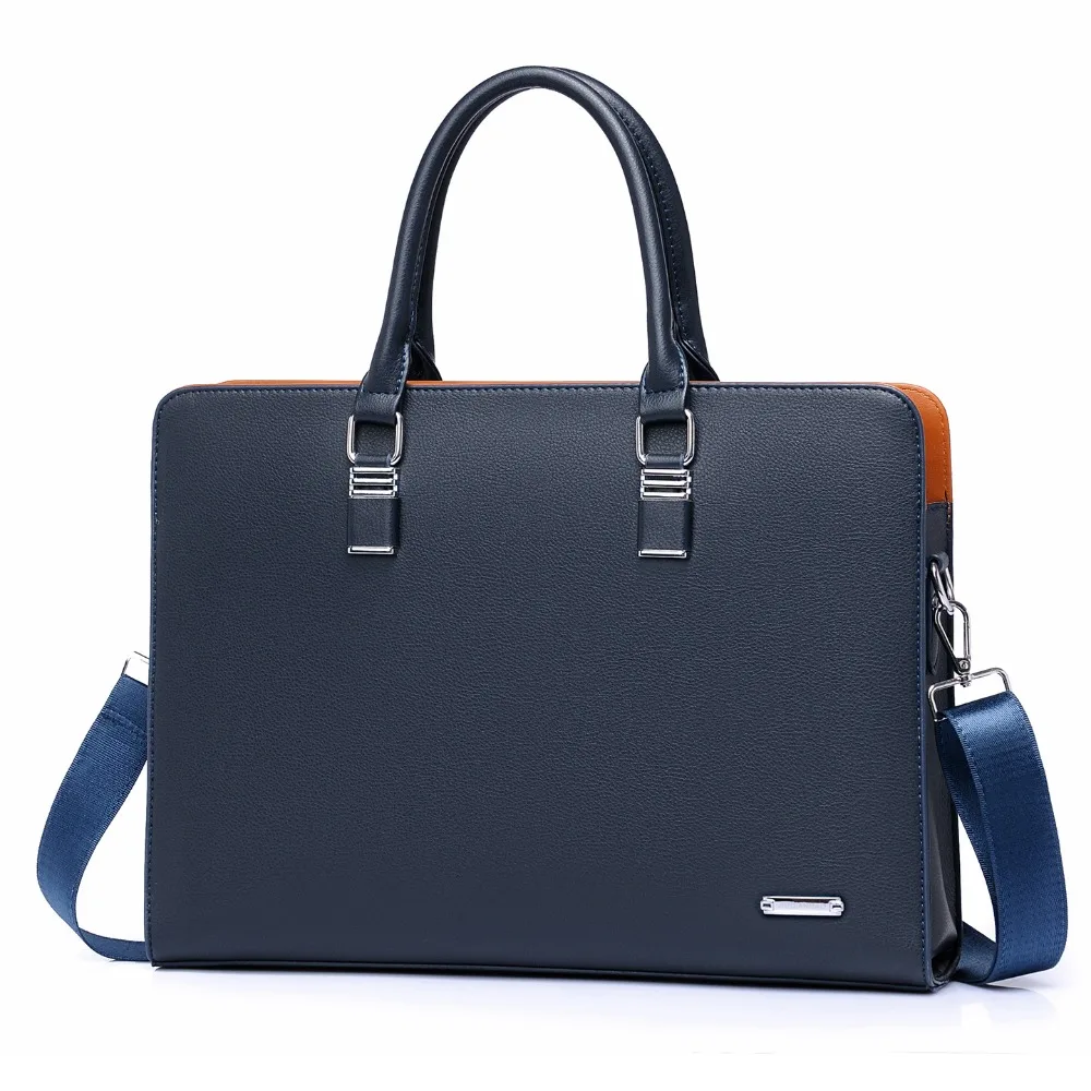 Men's Bags Large-capacity Leather Men's Cowhide Handbags Business Briefcase Shoulder Satchel Bag Business Trip Computer Bag