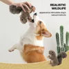 All For Paws Dog Faux Fur Squirrel Toys For Dogs Animal Realistic Squeaker Wildlife Fleece No-Toxic Dolls Pet Accessories 3
