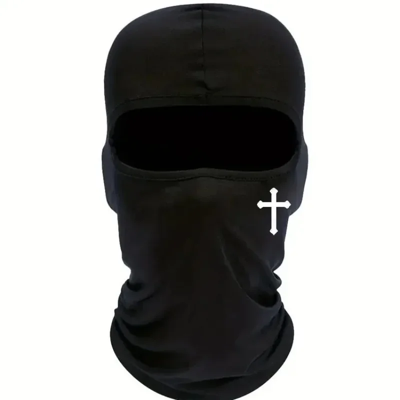 Black Windproof Breathable Full Face Mask for Skiing Cycling Motorcycling Hiking Winter Outdoor Sports Gear