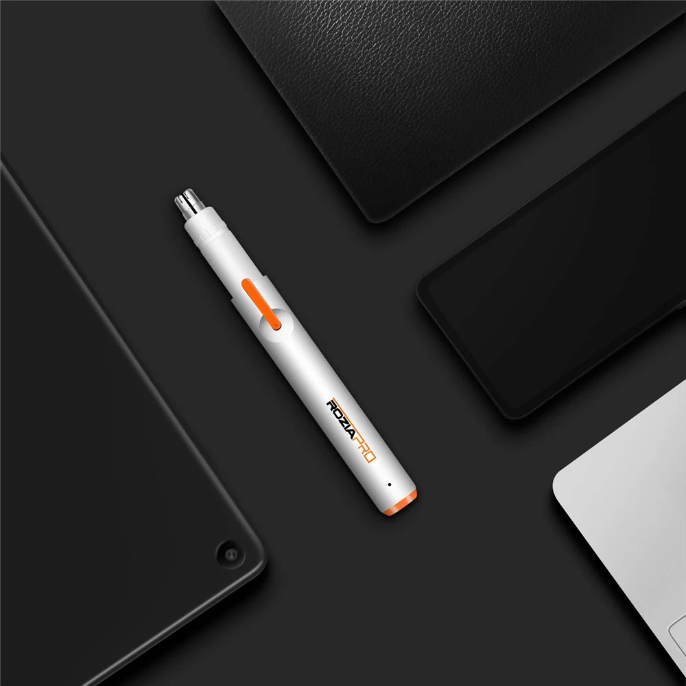 Portable Professional Electric Nose & Ear Hair Trimmer Rotating USB Charging Hair Trimmer Eyebrow Trimmer Rechargable Clipper 6