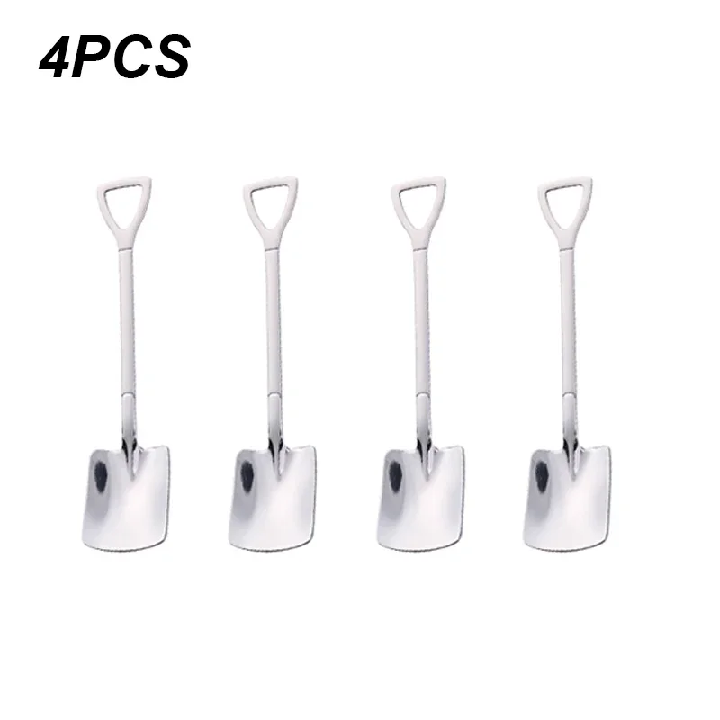 Stainless steel spoon 4PCS watermelon spoon shovel household creative dessert