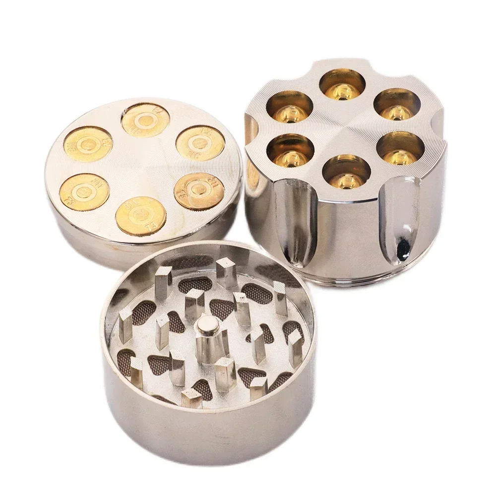 Metal Grinder 3 Layers Herbal 40mm Zinc Alloy Heab Grinder Grass Crusher Hand Muller 3