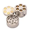 Metal Grinder 3 Layers Herbal 40mm Zinc Alloy Heab Grinder Grass Crusher Hand Muller 3