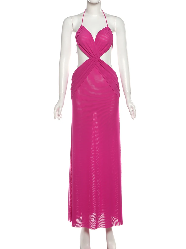 Nibber Waistless Ruched Sexy Dress Women Coquette V Neck Cross Backless Sleeveless Ruffles Splits Prom Party Hipster Vestidos - AliExpress 200000345 Nibber Waistless Ruched Sexy Dress Women Coquette V Neck Cross Backless Sleeveless Ruffles Splits Prom Party Hipster Vestidos - AliExpress 200000345