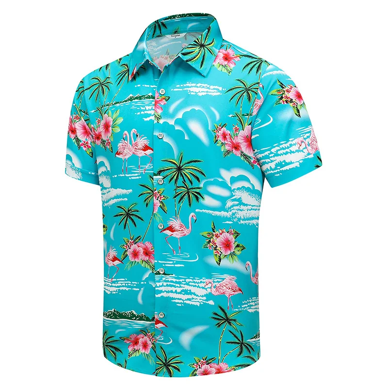 thumbnail image 1 of Camisetas deportivas de ciclismo para hombre, ropa con estampado 3D, camisa de playa hawaiana, camisetas de manga corta Y2k, ropa de moda, blusa con solapa, 1 of 5