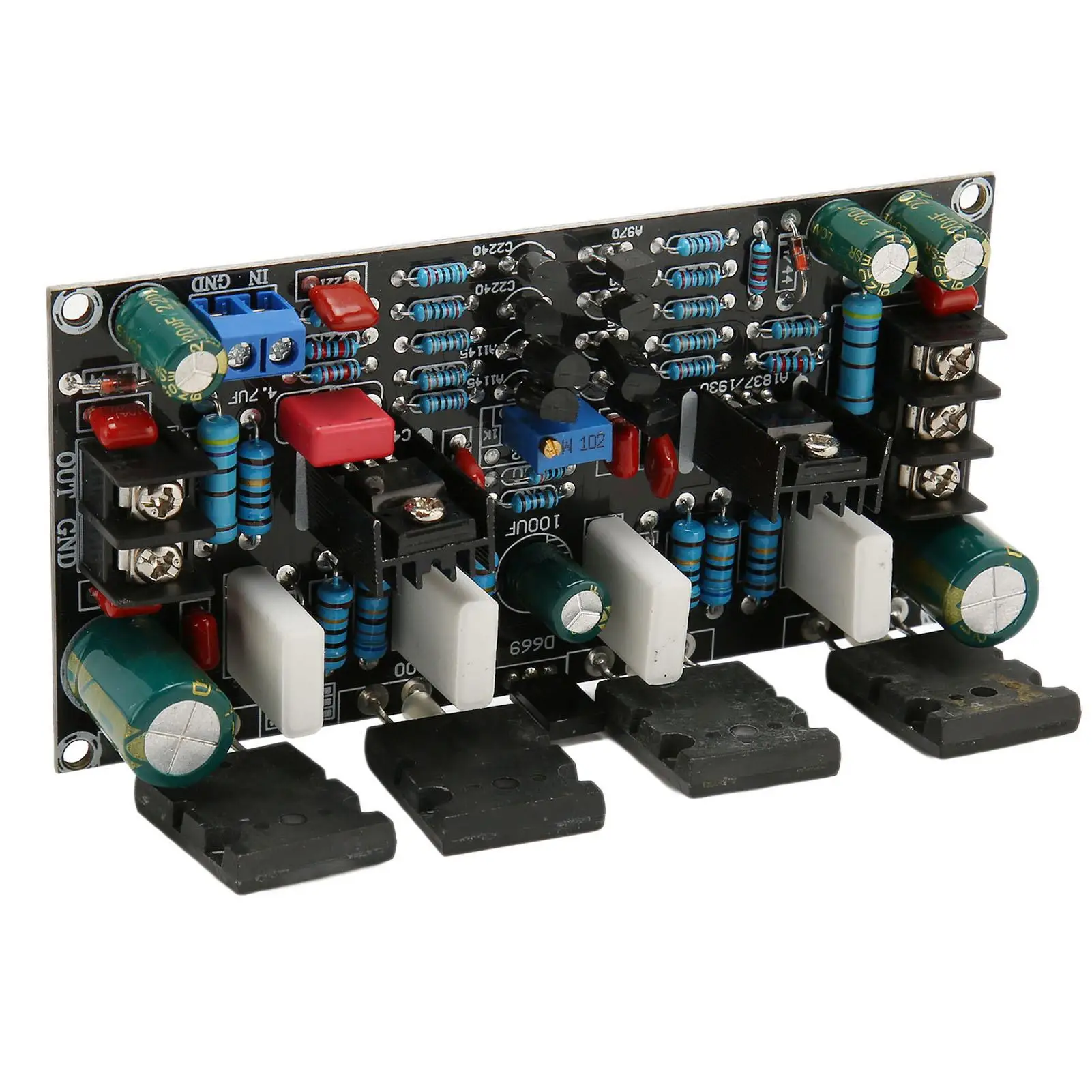 200W Digital Mono Power Amplifier Board A1943 C5200 High Power AMP Module for Speakers