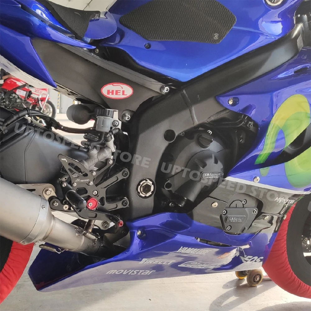 Motorcycle Engine Cover Engine Cover Protector Engine Guard Motorcycle Accessory Set For YAMAHA YZF-R6 2006-Motorcycle Engine Protector Cover For GB Racing Modified Accessories