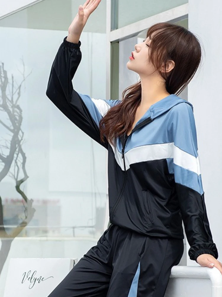 Korean Juicy Couture Tracksuit New Yoga Clothes Women Loose Quick