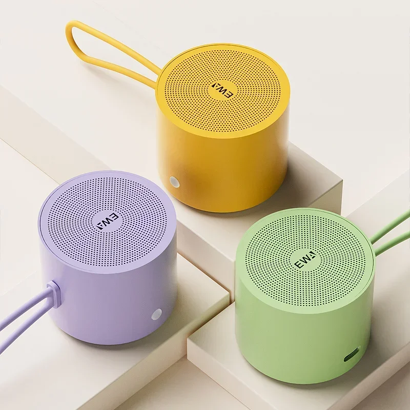 EWA A127 Small Portable Steel Gun Heavy Metal Wireless Subwoofer Outdoor Mini USB Bluetooth Speaker_voghion.com