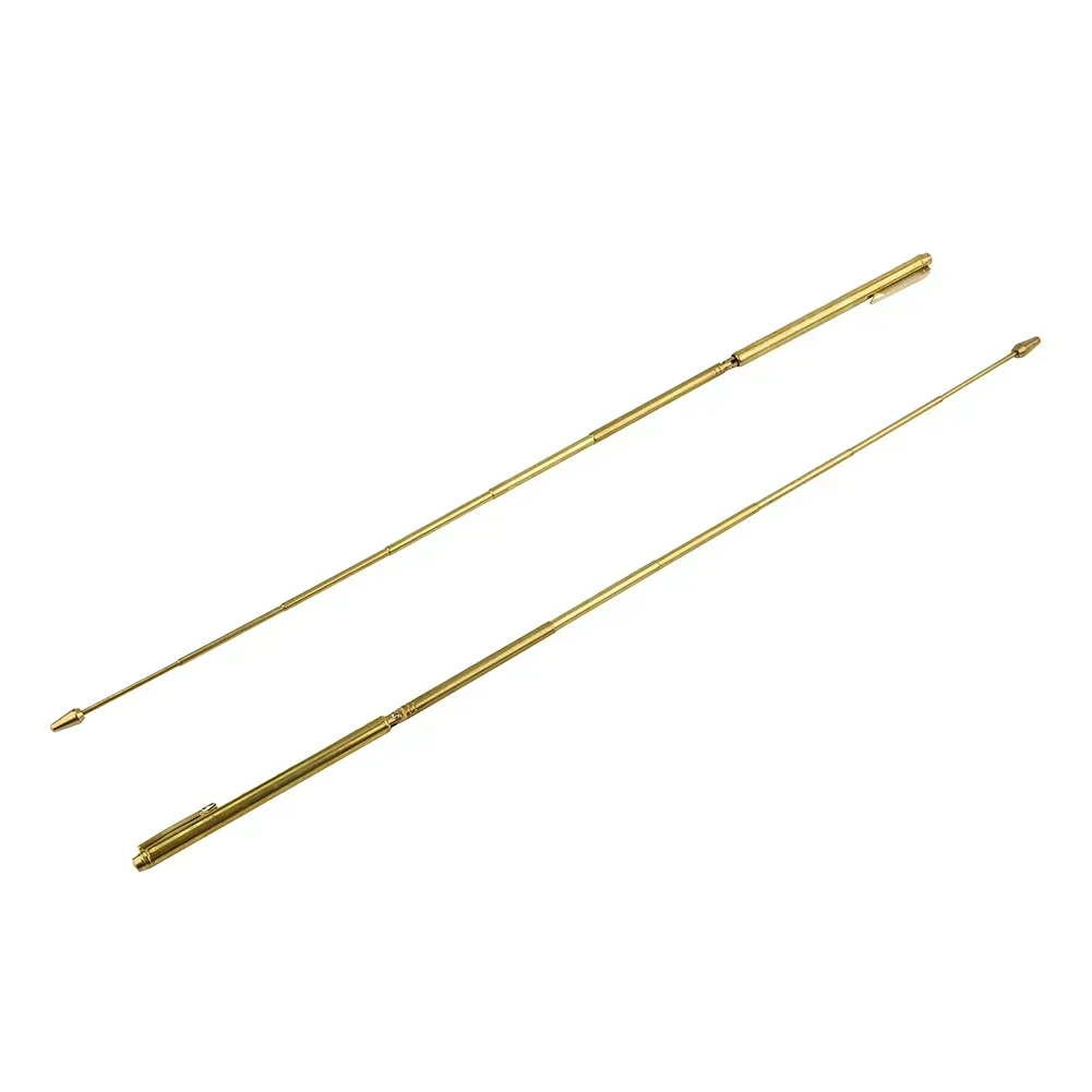 Paranormal Hunting Dowsing Rods Search Veins Water People 2pcs 57cm Access Adjustable Brass Detectors High Quality dowsing sticks