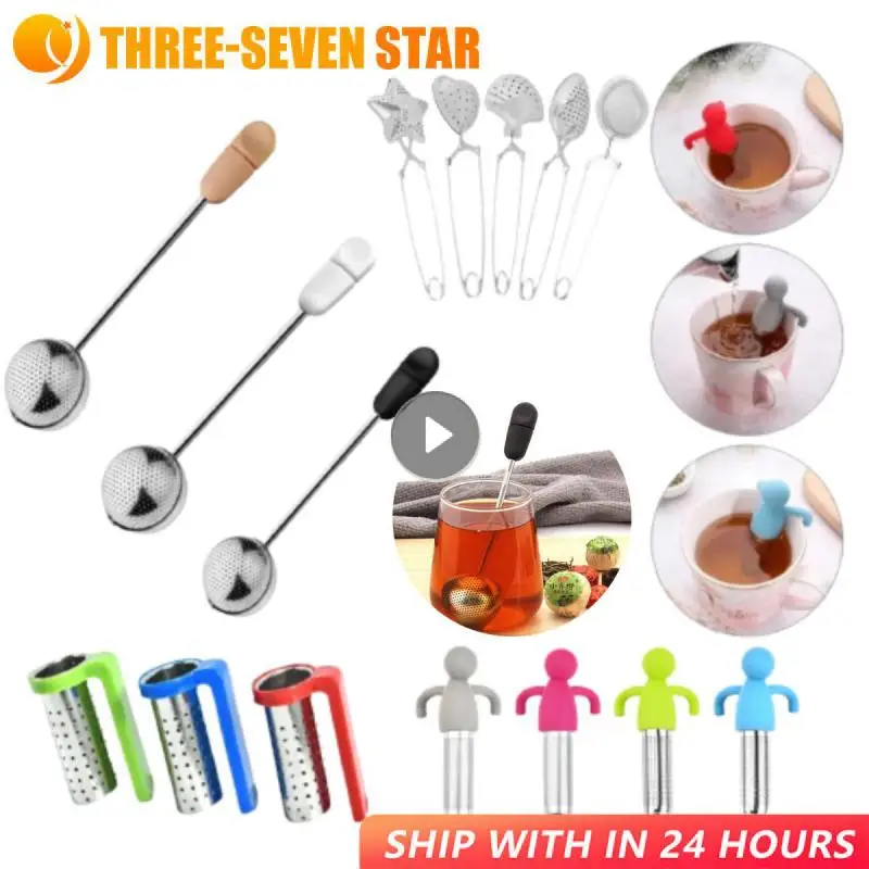 Tea Strainer Stainless Steel Tea Infuser Mesh Tea Ball Infuser Filter Reusable Loose Leaf Strainer Bag Brew Herb Tea Accessories
