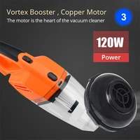 Car Vacuum Cleaner Portable Wet And Dry dual-use Vacuum Cleaner Powerful Handheld Mini Vaccum Cleaners High Suction 12V 120W 4