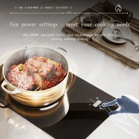 Cuisinière microcristalline 4 mm avec plaque de cuisson pour montage encastré sur comptoir Compatible basse tension 5
