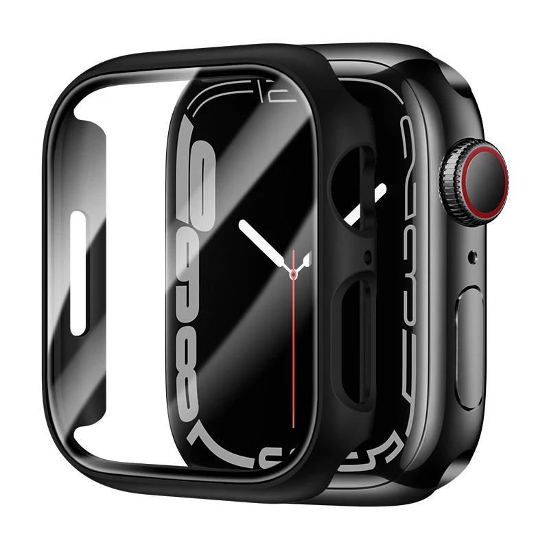 Premium Protective PC Case with Tempered Glass Screen