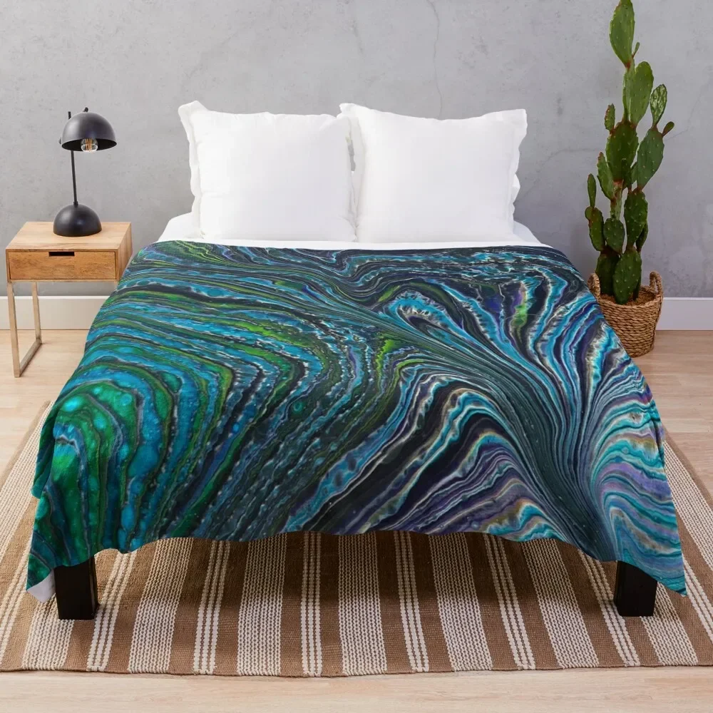 

PEACOCK POUR Throw Blanket Plaid For Sofa Thin Bed Fashionable Blankets For Bed Blankets
