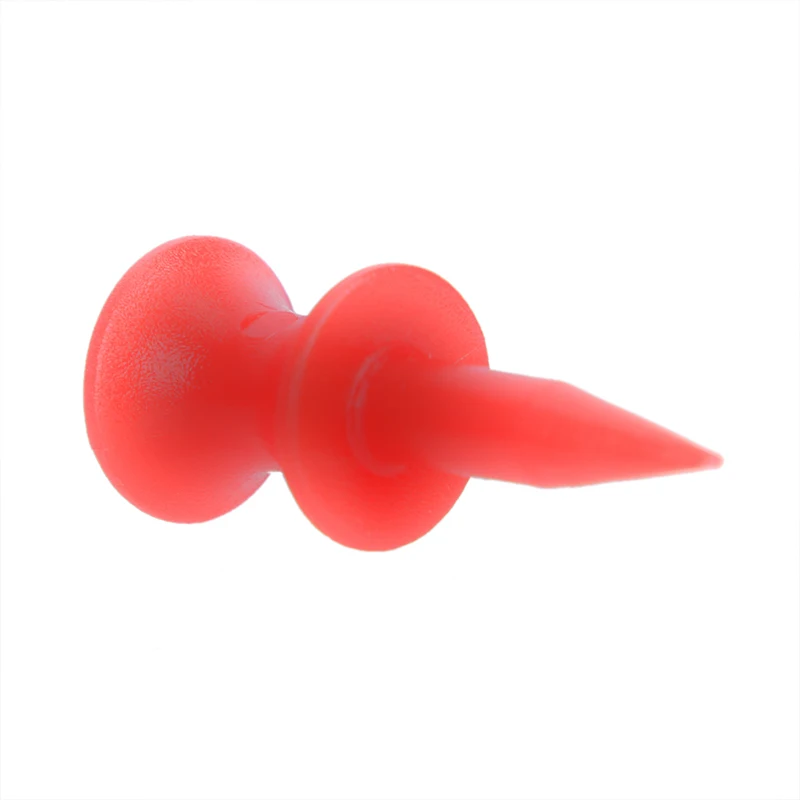 50 Pcs Red Golf Tee Sport Double-deck Golf Ball Tees 31MM