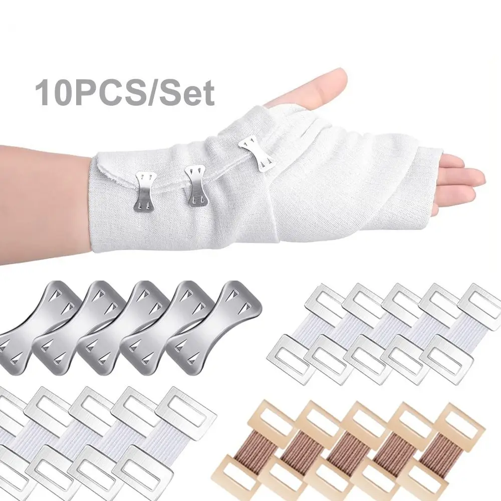 Bandage Clips 10Pcs Elastic Bandage Clips Aluminium Polyester Metal Aluminum Clip Bandage Replacement Clip Stable Support Accessories