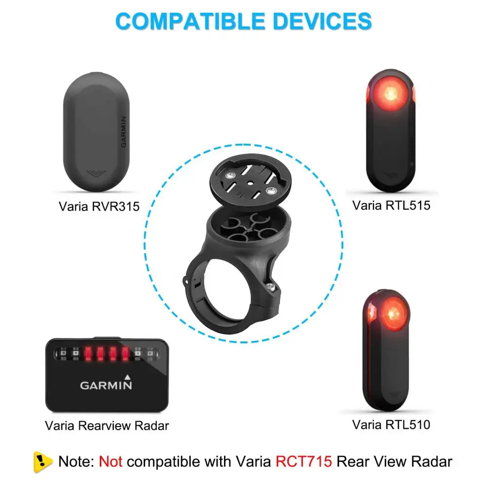 รูปสินค้า ขายึดไฟท้ายจักรยาน Garmin Varia Radar ติดตั้งบนเบาะ ปลอดภัยมั่นใจ