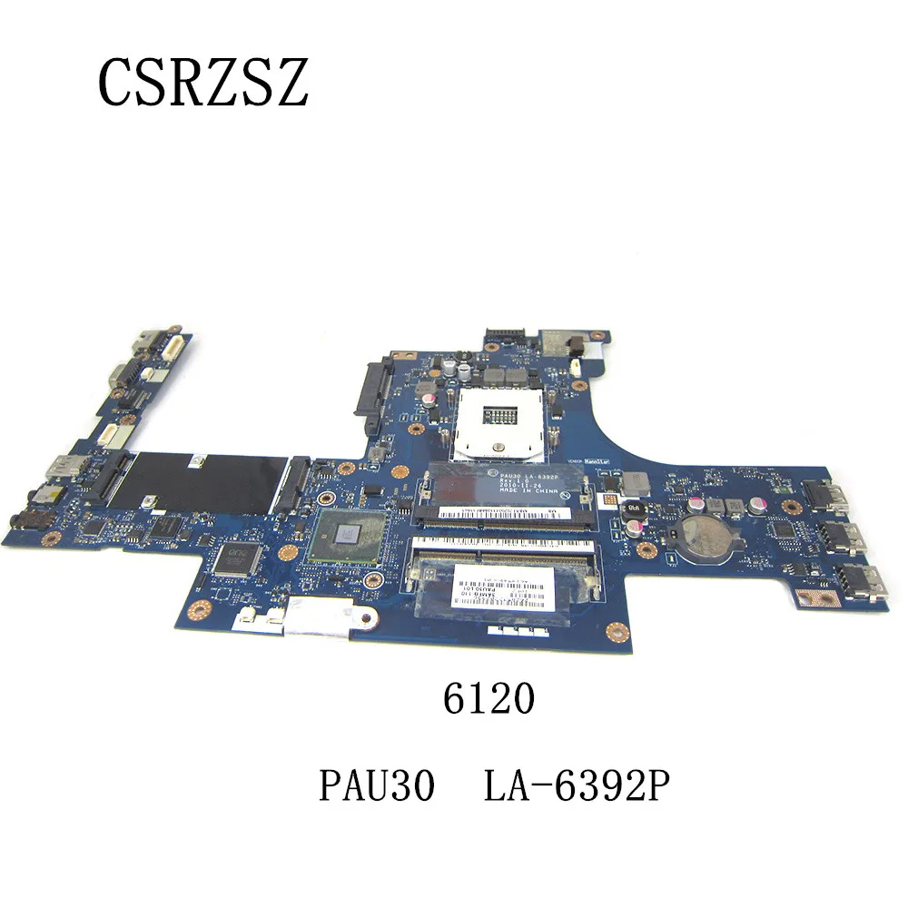 

Материнская плата для ноутбука Acer 6120 Iconia, модель PAU30 LA-6392P, работает