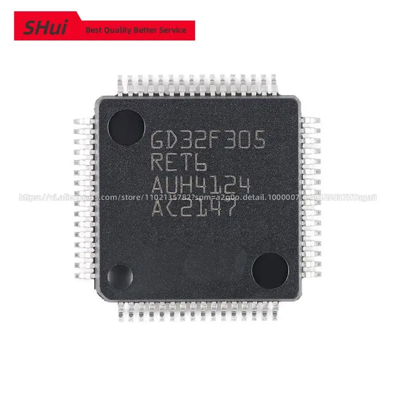 

New Original GD32F305RET6 LQFP-64 32 Bit Microcontroller Chip MCU IC Controller