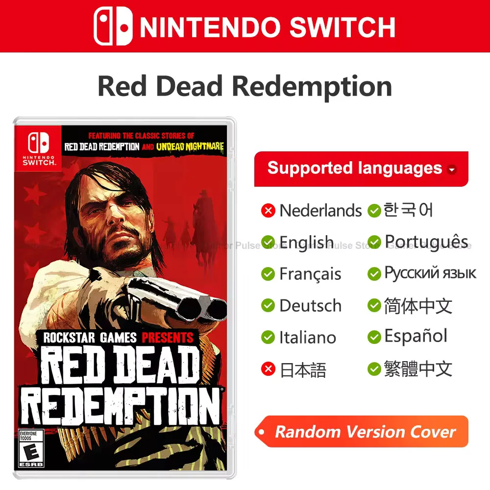 Red Dead Redemption Nintendo Switch Game Deals 100% Original Physical Game Card Action Genre 1-плеєр для ігрової консолі Switch