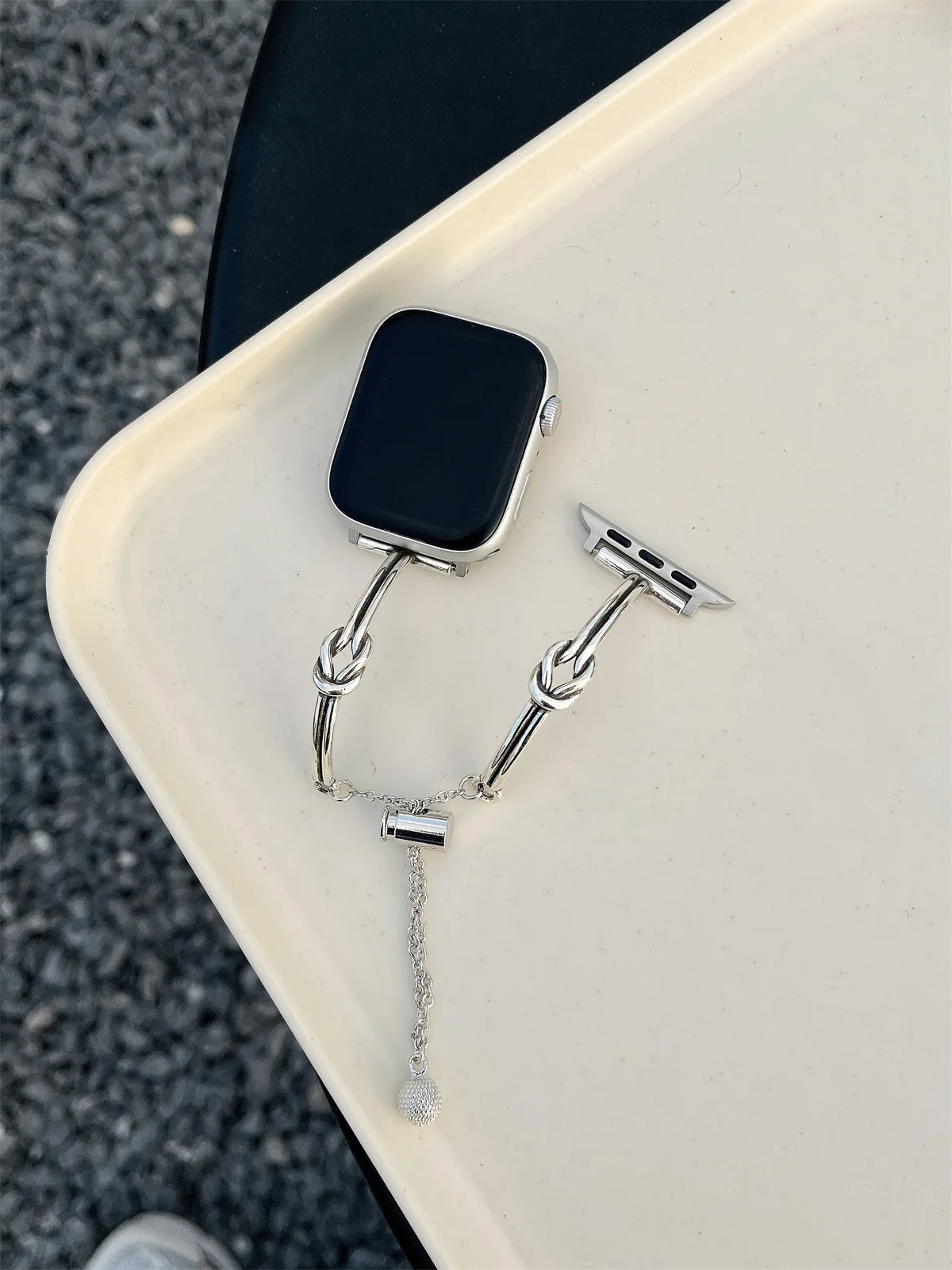 Edelstahl-Schmuckarmband für iWatch Ultra 2 Se 9/8/7/6/5, modisches Uhrenarmband, 42/44/45/49 mm, 38/40/41 mm_voghion.com