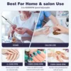 45000RPM Rechargeable Nail Drill Machine With LCD Display Low Noise Professional Nail Polish Sander for Manicure Nail Equipment 6