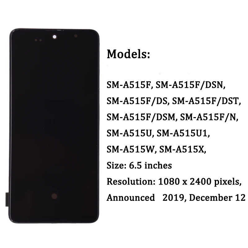 Рисунок 2 - Super AMOLED для Samsung A51 LCD