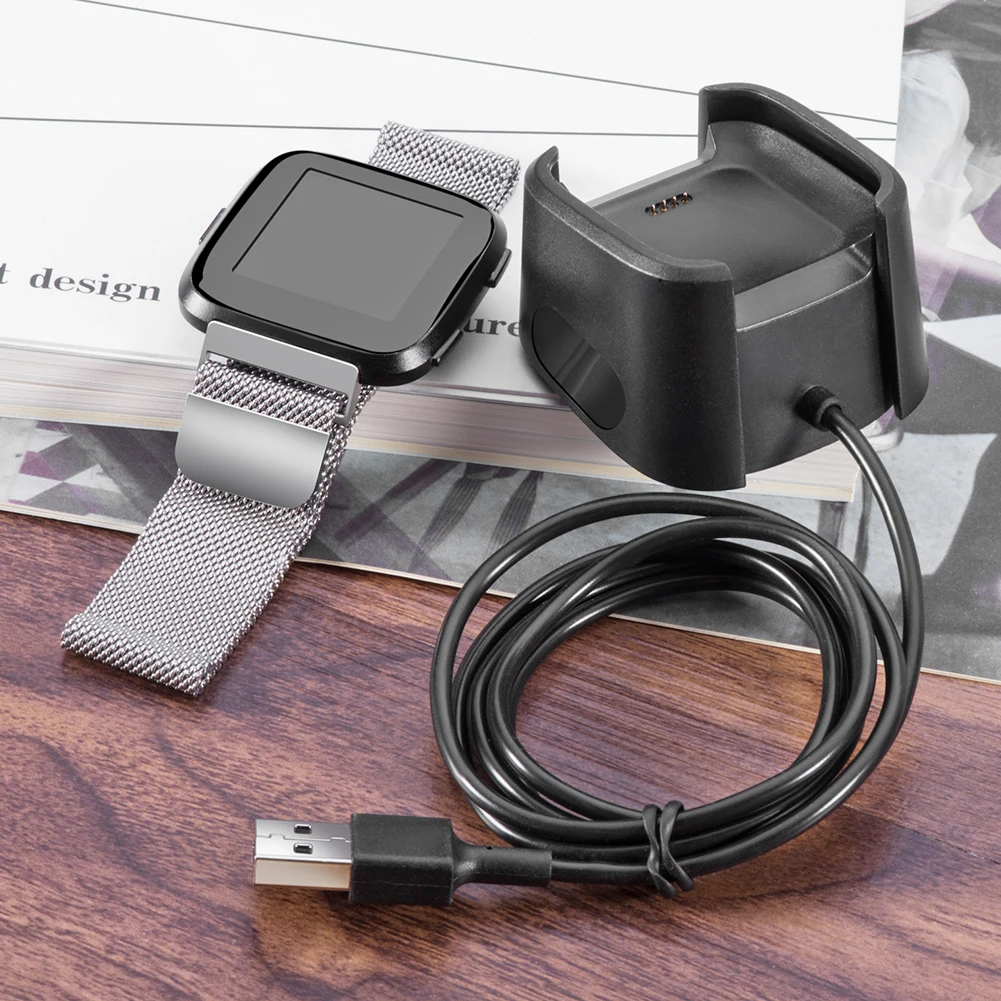 Ʈ ġ  Fitbit Versa Lite/Versa Ʈ ո   ü  ũ 1m USB ̺ ũ