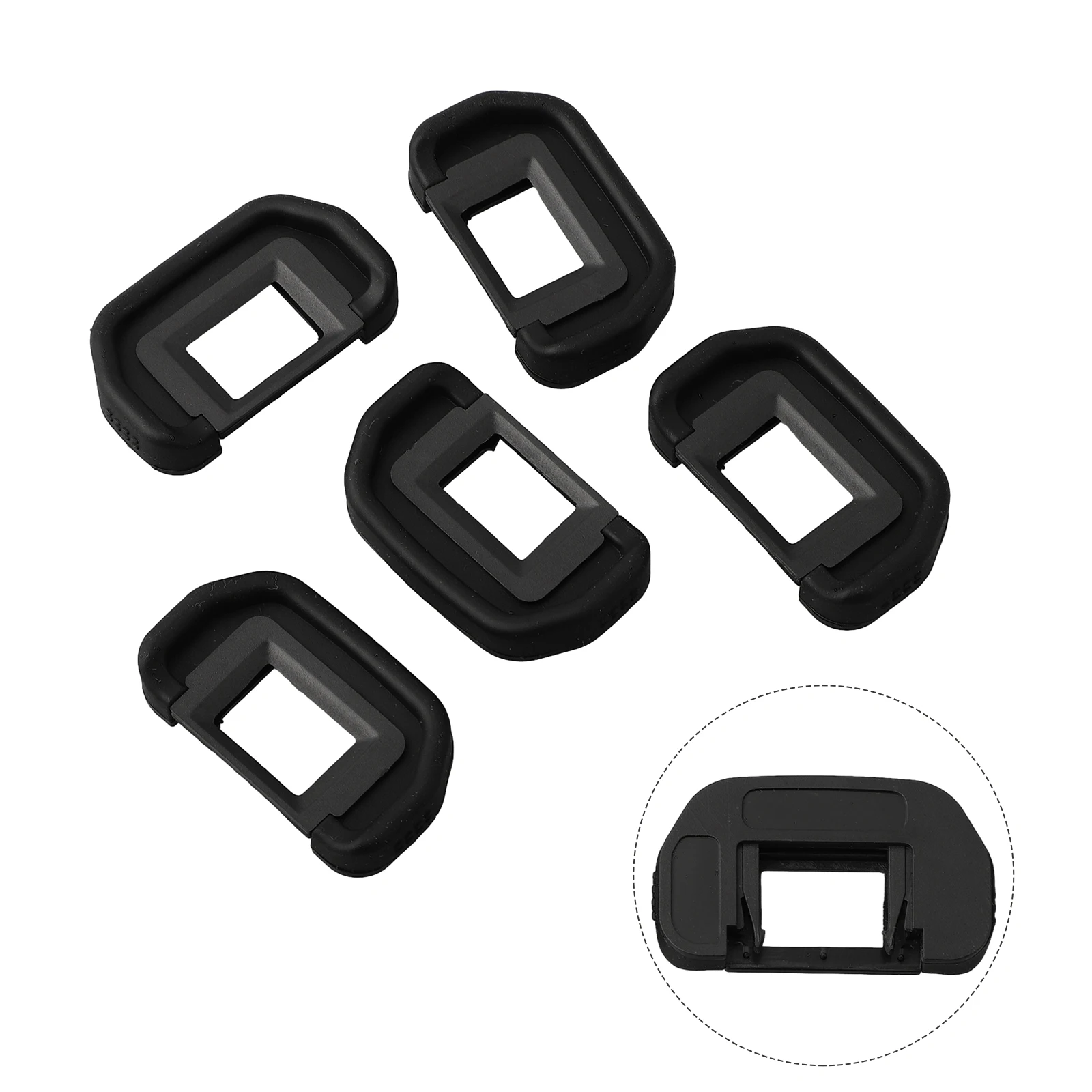 고무 아이컵 아이피스 EB, Canon70D 60D 50D 6D 5D 마크 카메라 EB 아이 마스크 교체 카메라 액세서리, 5 개