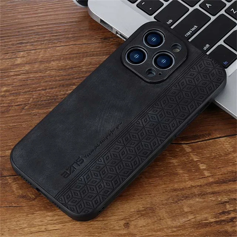 Leather Business Elite Shockproof Phone Case Cover