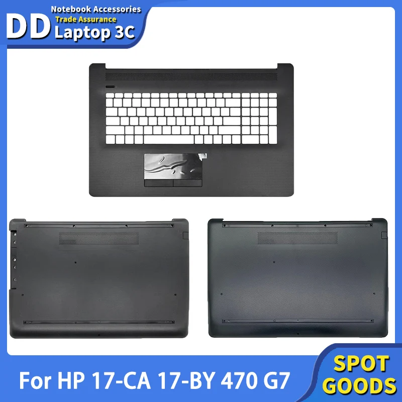 Cubierta trasera LCD para portátil HP Pavilion 17-CA 17T-BY 17Z-CA 470 G7, Base inferior de reposamanos, color negro, L48405-001