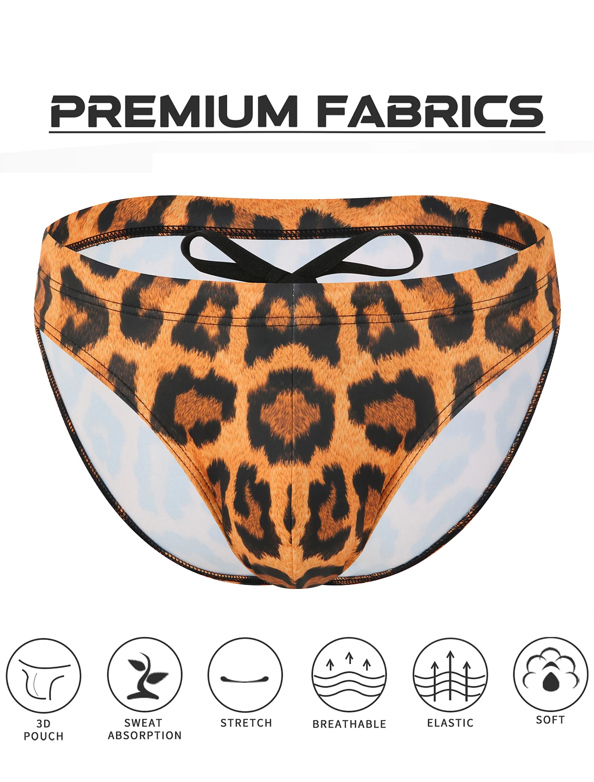 Männer Badeanzug Schwimmen Briefs Höschen Sexy Bademode Bikini Totem Elastische Low Rise Unterhose Strand Pool Party Sonnenbaden Unterwäsche – Detail 8