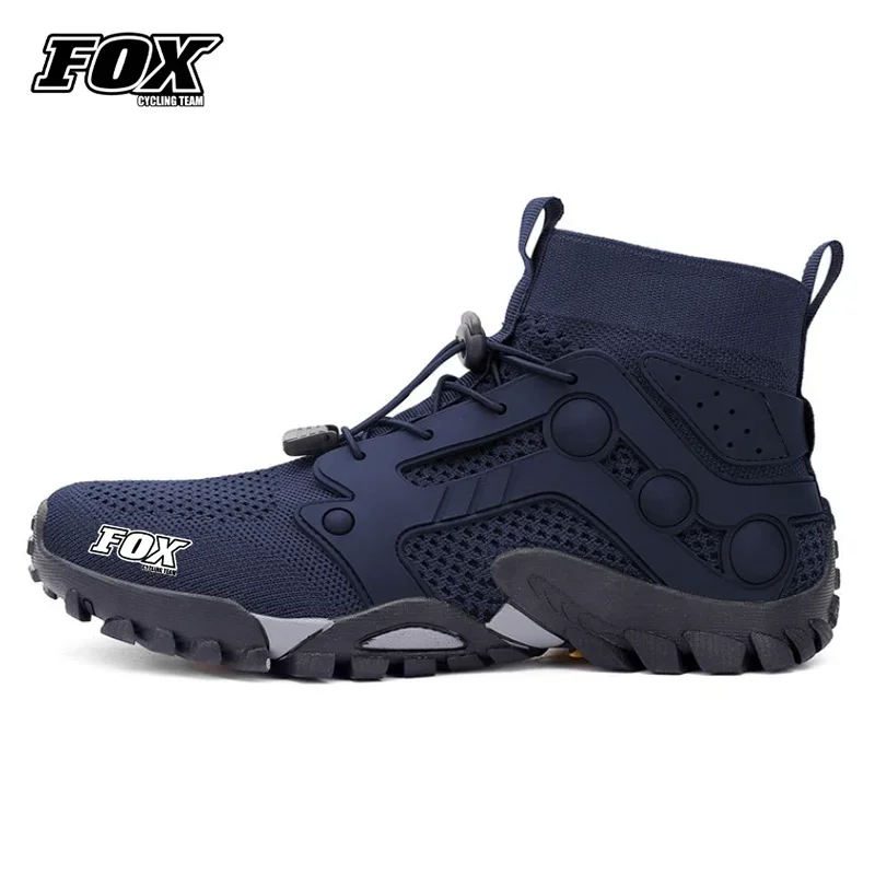 MTB Shoes Waterproof FOX Cycling Team Downhill Men's Mountain Bike Clothing Bicycle Antiskid Sneaker cycling shoes