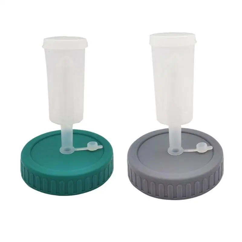 Kitchen utensils kitchen supplies Multicolor BPAFree Fermenting Screwon Lids With Airlocks Foods Fermentation Kit Making Sauerkraut Wide Mouth Mason Jars
