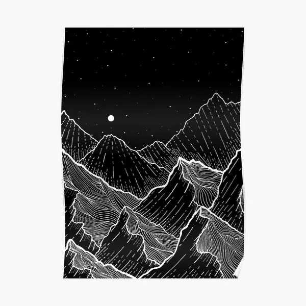 

Sea Mountains Poster Wall Art Print Vintage Home Picture Decor Modern Mural Funny Painting Room Decoration No Frame
