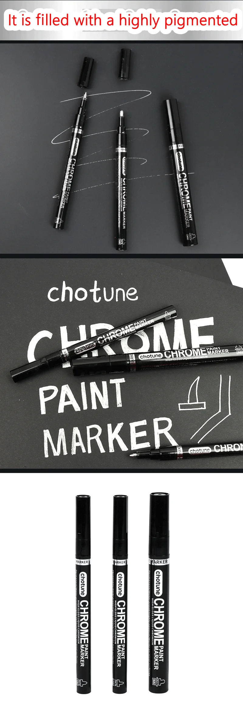 Wholesale Painting Pens Chrome Mirror Marker Silver Marker Liquid Pen For  Cards Posters Rock Mugs Ceramic Glass Metallic Craftwork Paint Pen 230817  From Ning010, $8.54