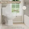 Elongated Corner Toilet, Compact 17.2" Tall Toilet with Comfort Height Toilet Bowl & Dual Flush Tank, Space-Saving Small Toilets 5