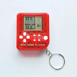 Retro Mini Handheld Electronic Game Console for Kids - Classic Puzzle Gaming Gift (Red)