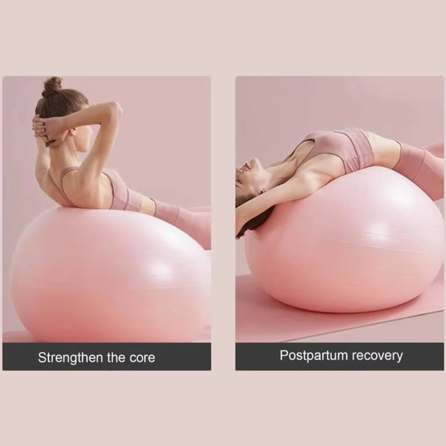 Pilates Balancing Ball Anti-Breakage Fitness Exercise Ball Balance Body Workout Core Training Thicken Pregnant Yoga