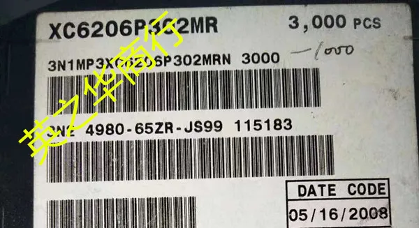 

Оригинальный Новый XC6206P302MR, 30 шт.